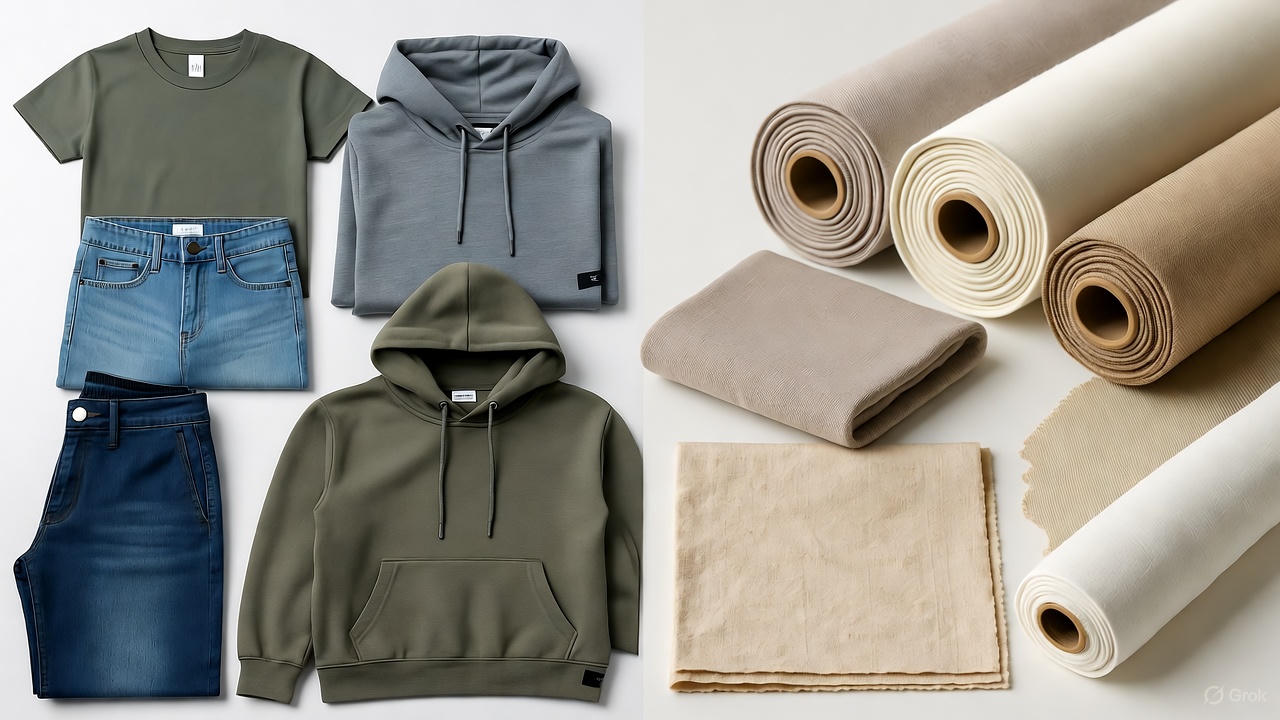 Indian textile and apparel - cotton silk fabrics clothing export